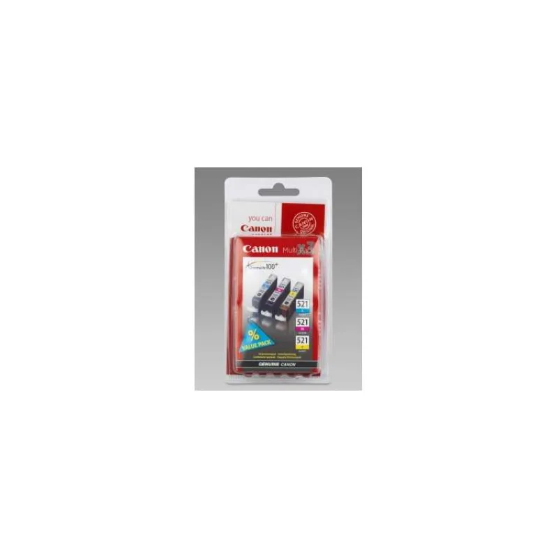 Canon multipack inkoustových náplní CLI-521-C+M+Y (2934B010)