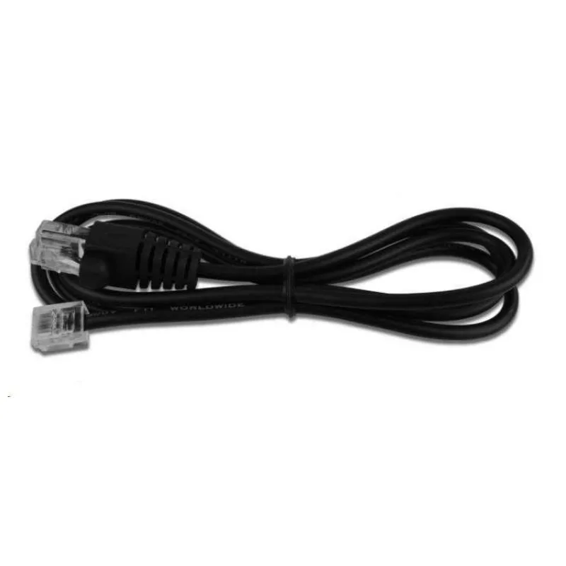 Kábel RJ12 24V pre pokladničnú zásuvku a tlačiareň, 1,1 m, čierny (EKA0518)