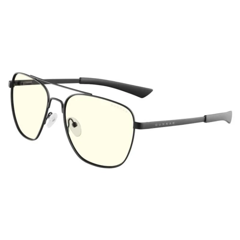 GUNNAR kancelářske/herní brýle MUSTANG ONYX čirá skla BLF 35 GUNNAR focus (MUS-00109)