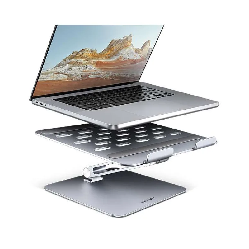 AXAGON hliníkový LQ stojan pro notebooky velikosti 10" - 16" / STND-LQ / Nastavitelná výška/úhel (STND-LQ)