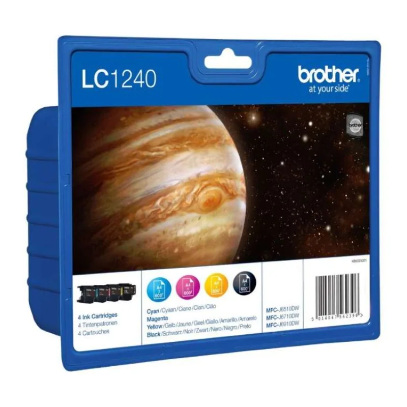 BROTHER inkoustová náplň LC-1240VALBP/ multipack/ Černá + tři barvy (LC1240VALBP)