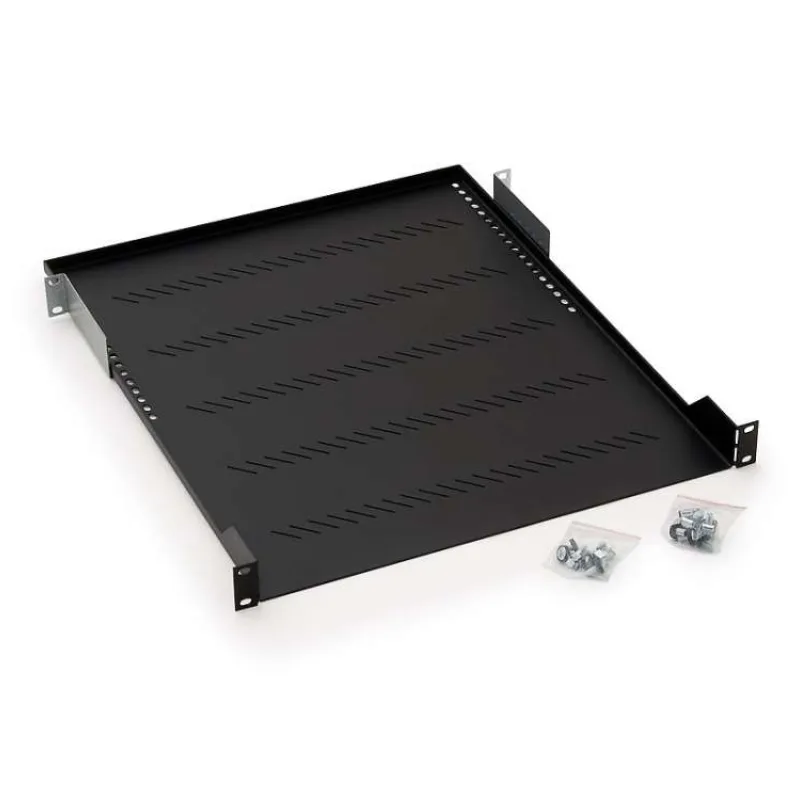 19" polica A1 s perforáciou 750mm, max.40kg čierna (RAB-UP-750-A1)