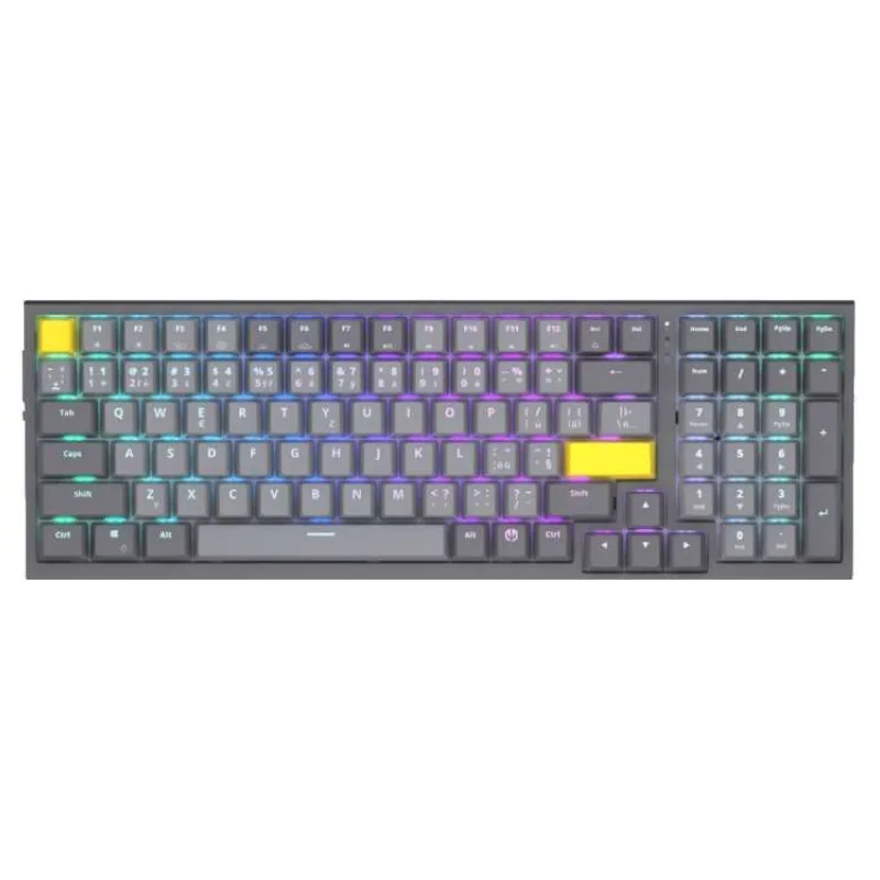 Endorfy herní klávesnice Celeris 1800, bezdrátová, yellow switch, mechanická, US layout, RGB (EY5A124)