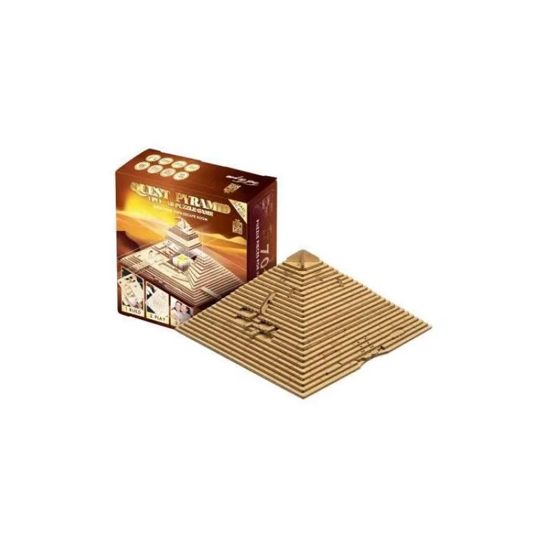 EscapeWelt 3D dřevěná skládačka hlavolamu Pyramida (EW20)