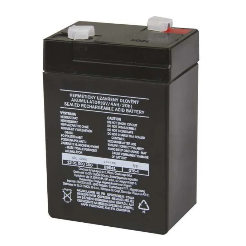 AKUMULÁTOR SLA 6V /4Ah FA-4,7mm (1201000100)