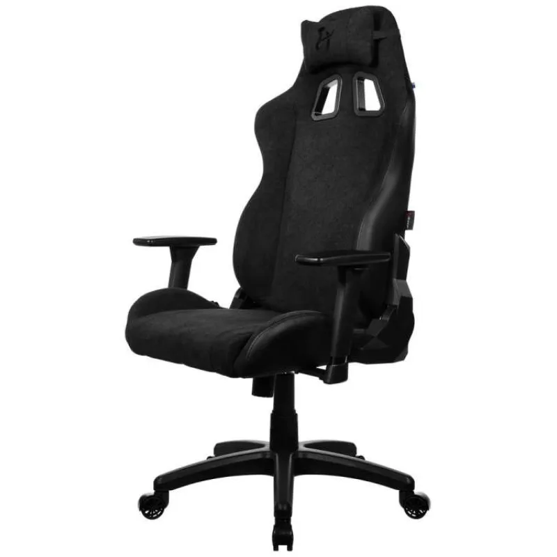 AROZZI herní židle AVANTI Soft Fabric Pure Black/ látkový povrch/ černá (AVANTI-SFB-PBK)