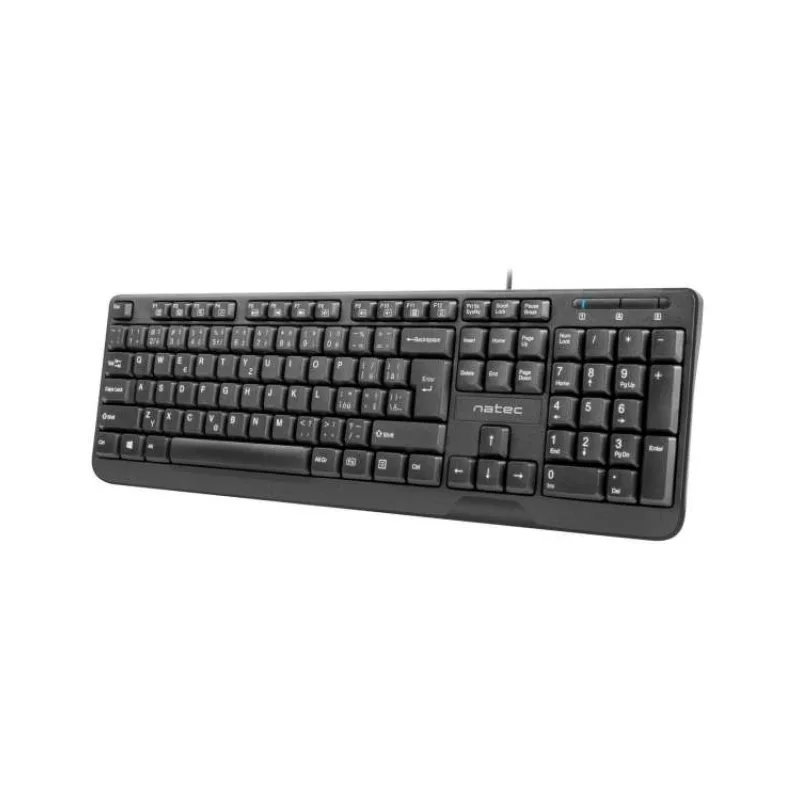 Natec Trout/Drôtová USB/ CZ- SK layout/Čierna (NKL-1151)