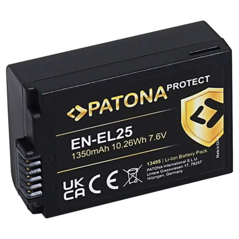 PATONA baterie pro foto Nikon EN-EL25 1350mAh Li-Ion Protect Z50 / Z fc / Z30 (PT13495)