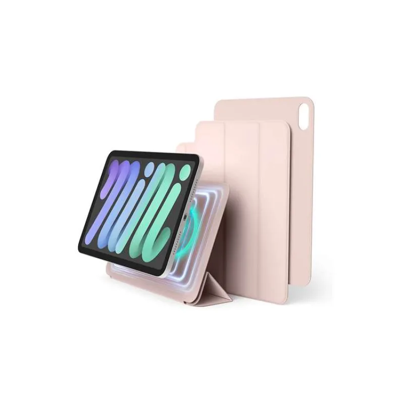 Elago puzdro Magnetic Folio Case pre iPad mini 8.3" 2021/2024 - Sand Pink (EPADMN6-MFLO-SPK)