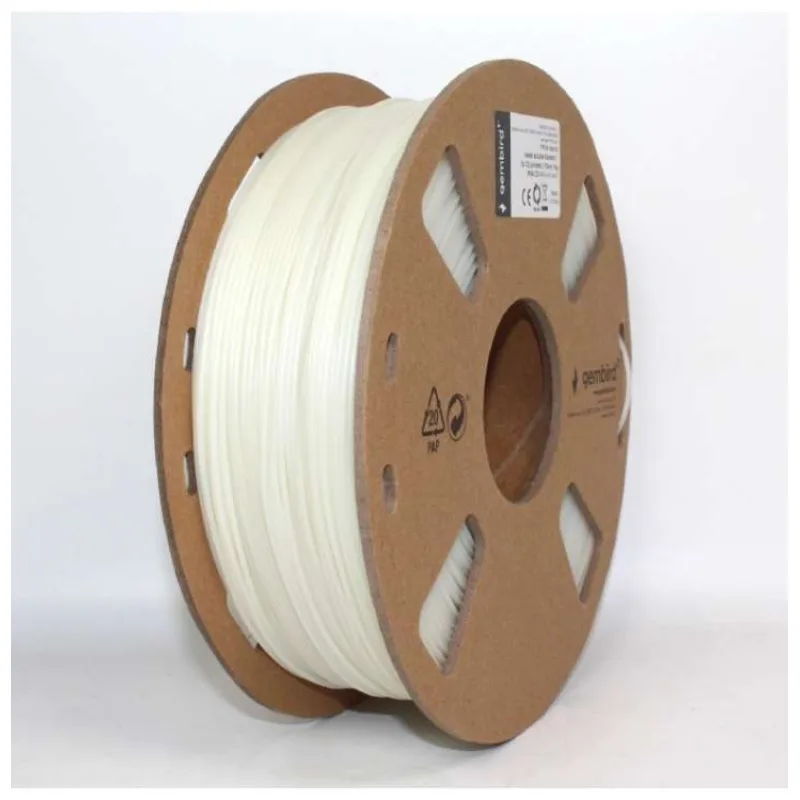 Tlačová struna (filament) GEMBIRD, PVA, 1,75mm, 1kg, vodou rozpustný, natural (3DP-PVA-01-NAT)