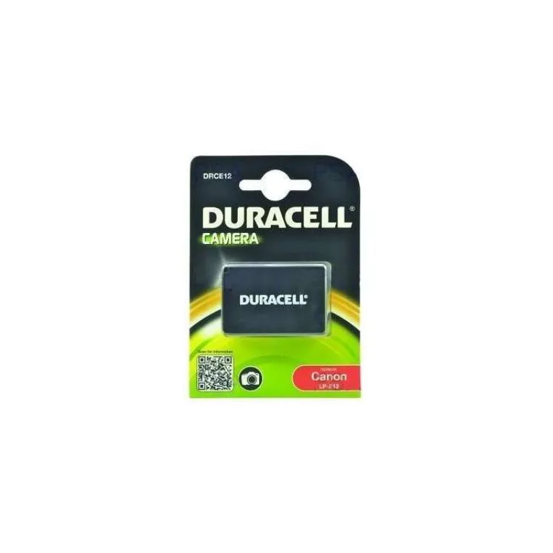 DURACELL Baterie - DRCE12 pro Canon LP-E12, černá, 600mAh, 7.2V (DRCE12)
