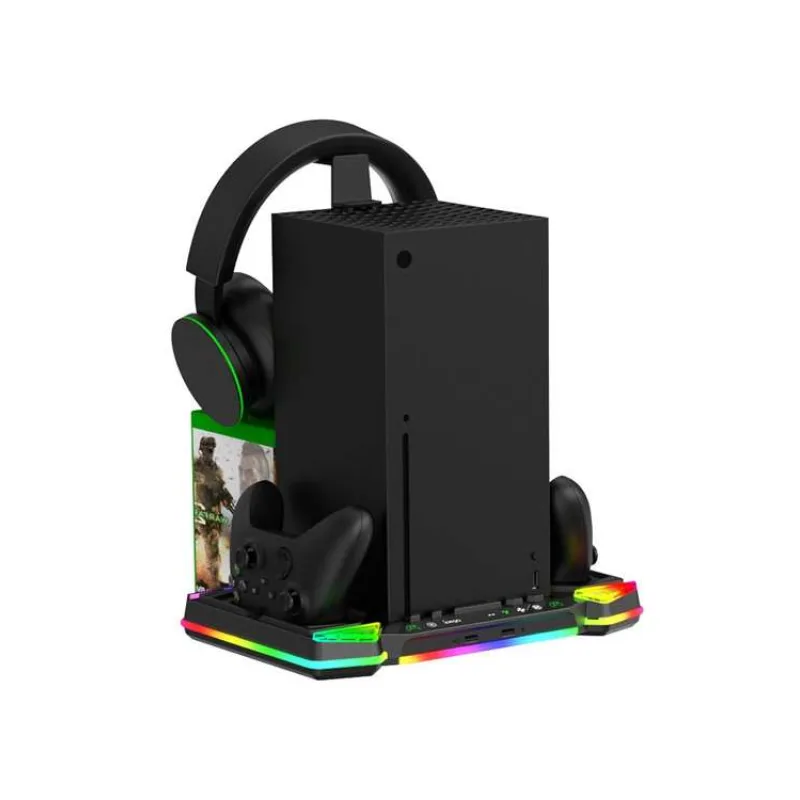 iPega XBX025S Xbox Series X, Wireless controller, Wireless headset dock s RGB, black (PG-XBX025S)