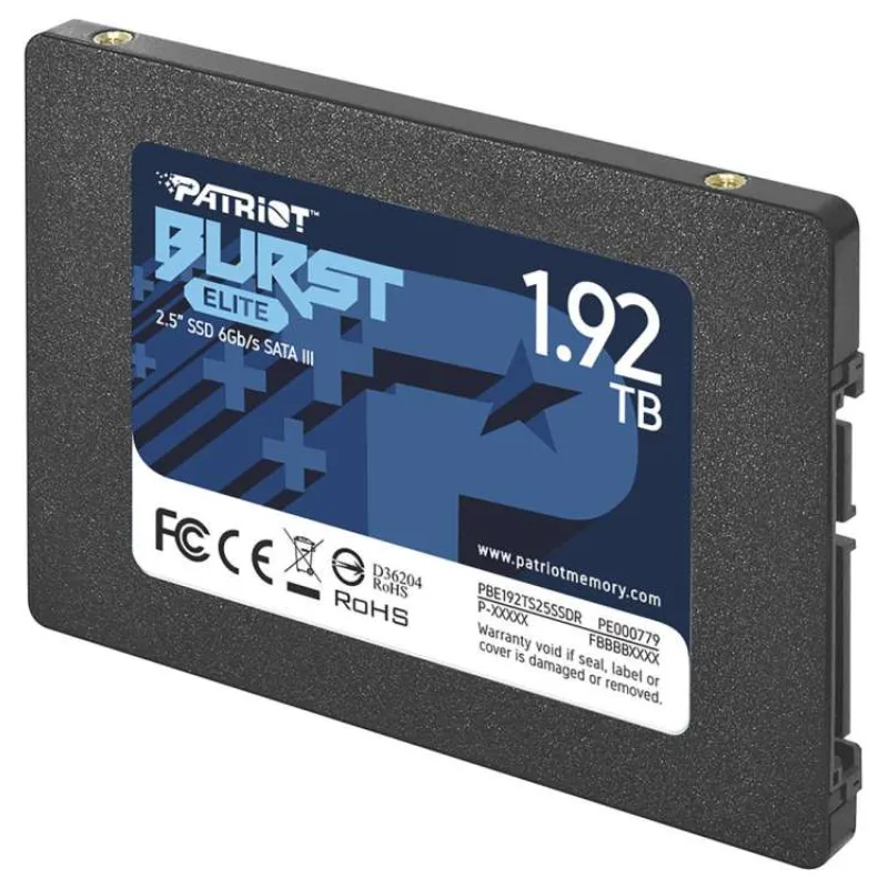 PATRIOT Burst Elite/1,9 TB/SSD/2.5"/SATA/3R (PBE192TS25SSDR)