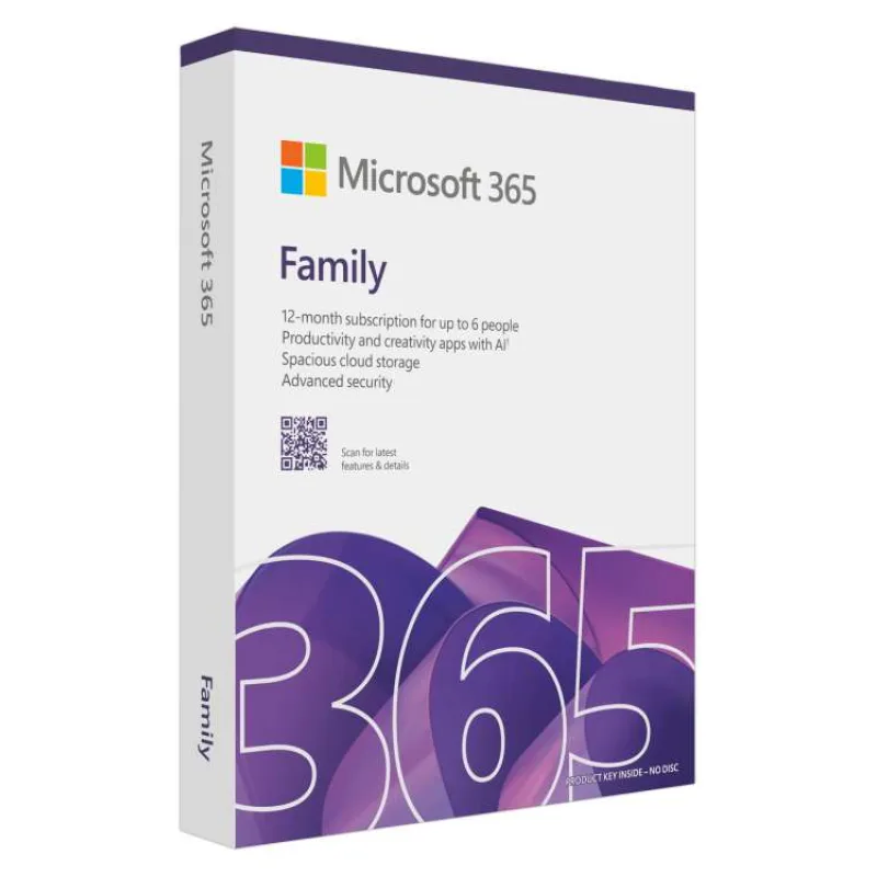 Microsoft 365 Family FY25H2 Mac/Win, 1 rok, Eng (EP2-32335)