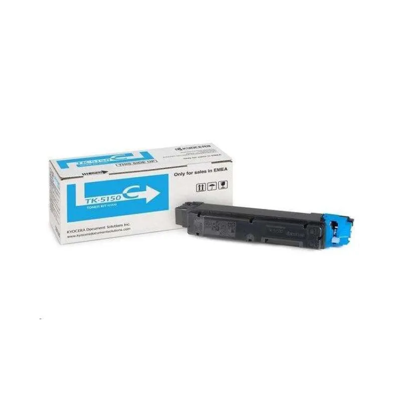 Kyocera Toner TK-5150C cyan na 10 000 A4 (při 5% pokrytí), pro P6035cdn/M6035cidn/M6535cidn (TK-5150C)