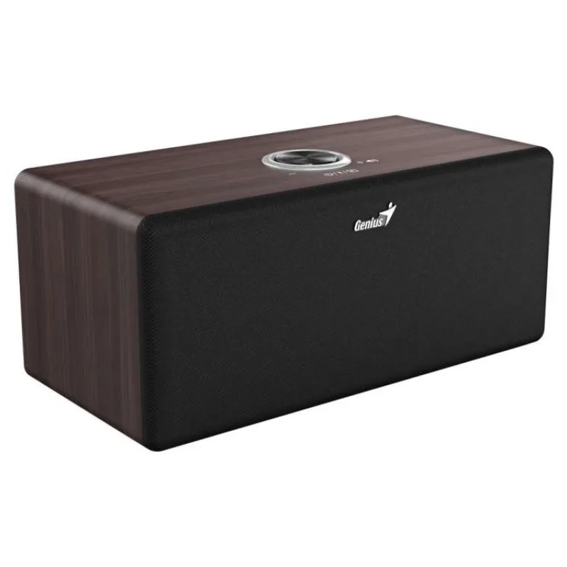 Genius SP-HF505BT, Reproduktor, 20W, Bluetooth 5.3, AUX vstup, sluchátkový výstup, ovládání hlasitosti, tmavé dřevo (31730056404)