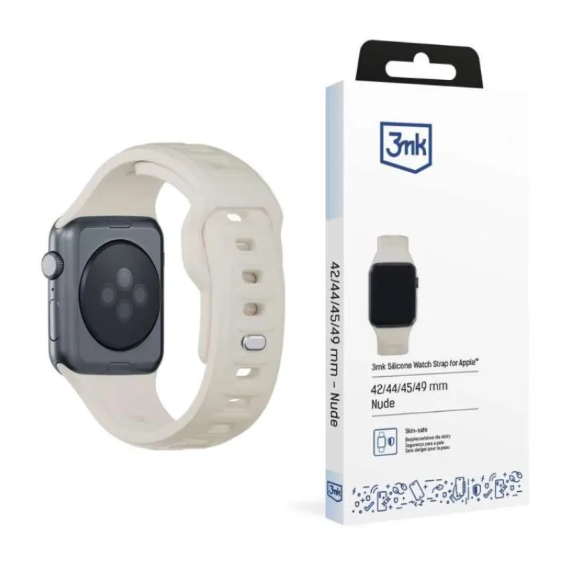 3mk řemínek Watch Strap pro Apple 42/44/45/49 mm Nude (5903108565790)
