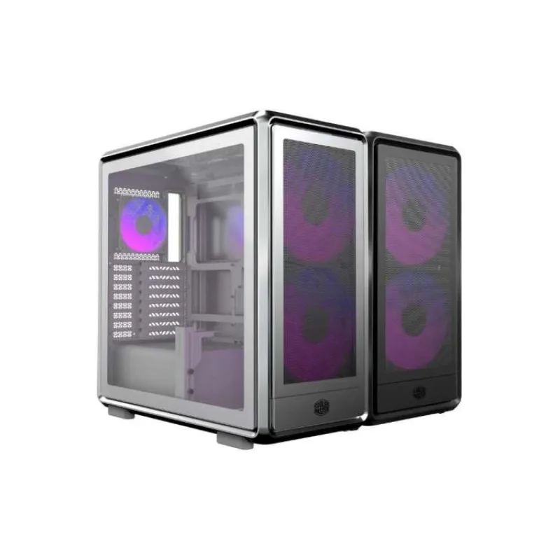 Cooler Master case MasterFrame 600 Mesh Silver ARGB, Průhledná bočnice, ATX, 2x 200mm ARGB Fan, 1x 120mm ARGB Fan, Šedá (MF600M-SGNN-S01)