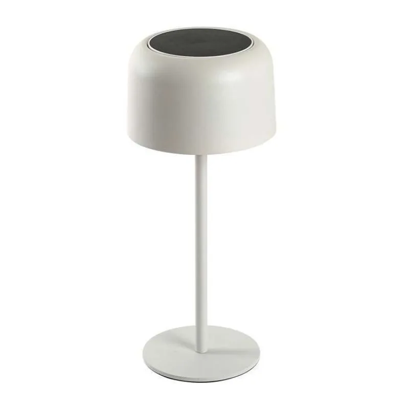 IMMAX venkovní solární LED stolní lampička CARO/ 4W/ 150lm/ CCT/ 3000K/ stmívatelná/ IP44/ bílá (08497L)