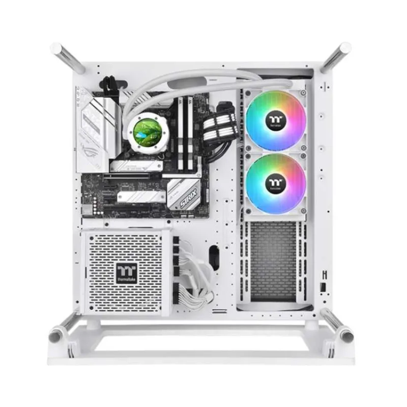 THERMAL TAKE Vodní chladič TH240 V2 Ultra ARGB, 2x120mm ARGB, LGA1851, AM5, bílá (CL-W404-PL12SW-A)