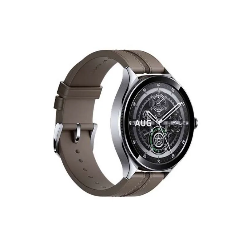 Xiaomi Watch 2 Pro - Bluetooth® Silver Case with Brown Leather Strap (6941812724804)