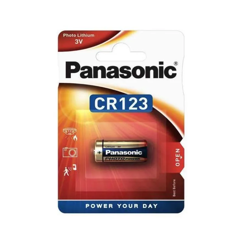PANASONIC Lithiové - FOTO baterie CR-123AL/1BP 3V (blistr - 1ks) (330070,00)