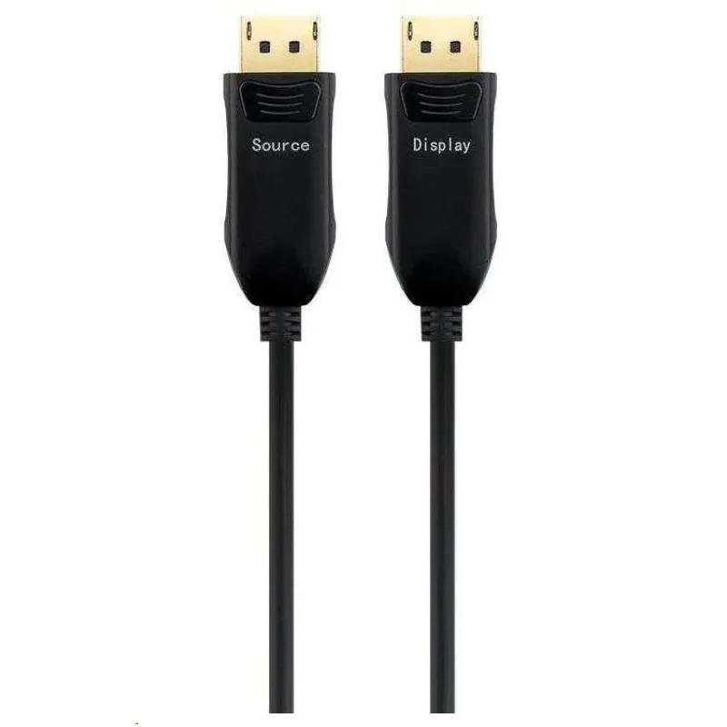PREMIUMCORD Optický DisplayPort 1.4 pripojovací kábel M/M, pozlátený konektor. 10m (kport6-10)