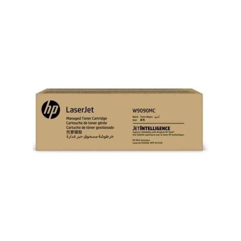 HP W9090MC High Yield Black Managed Original LaserJet Toner Cartridge (W9090MC)