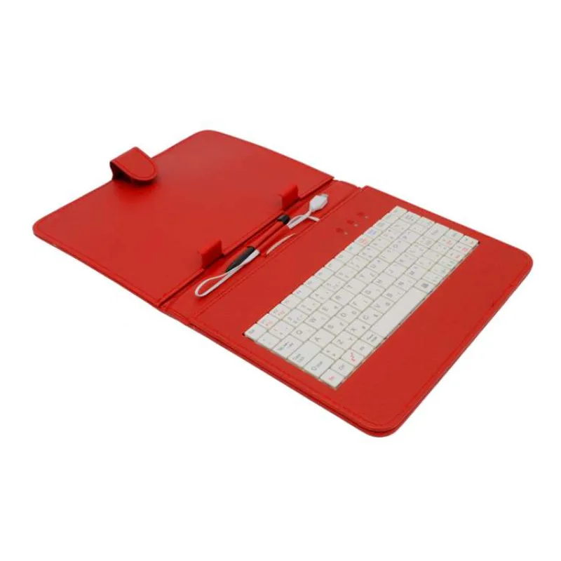 AIREN AiTab Leather Case 2 with USB Keyboard 8" RED (CZ/ SK/DE/UK/US.. layout) (Leather Case 2 8R)