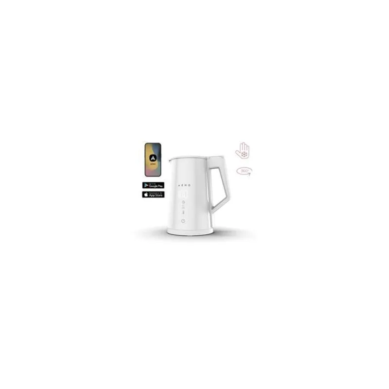 AENO Rýchlovarná smart kanvica EK8S biela, 2200W,1,7 l,Strix,dvojité steny,regulácia teploty,WiFi, LEDdisplej,auto vyp (AEK0008S)