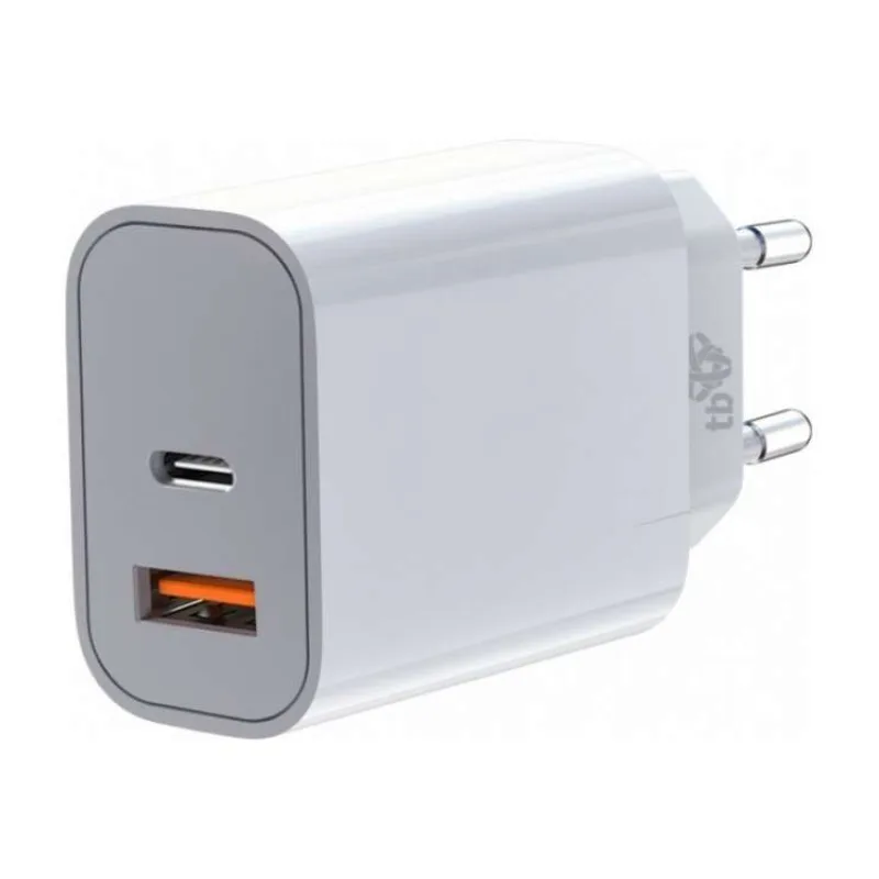 TB nabíječka USB-C + USB-A 2x3A bilá (AZTBXUL2USB3ACW)