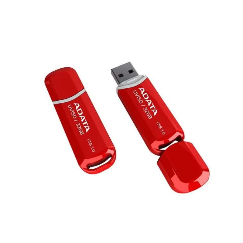 ADATA Flash disk 32GB UV150, USB 3.1 disk Dash Drive (R:90/W:20 MB/s) červený (UD1TEX3L1-C)