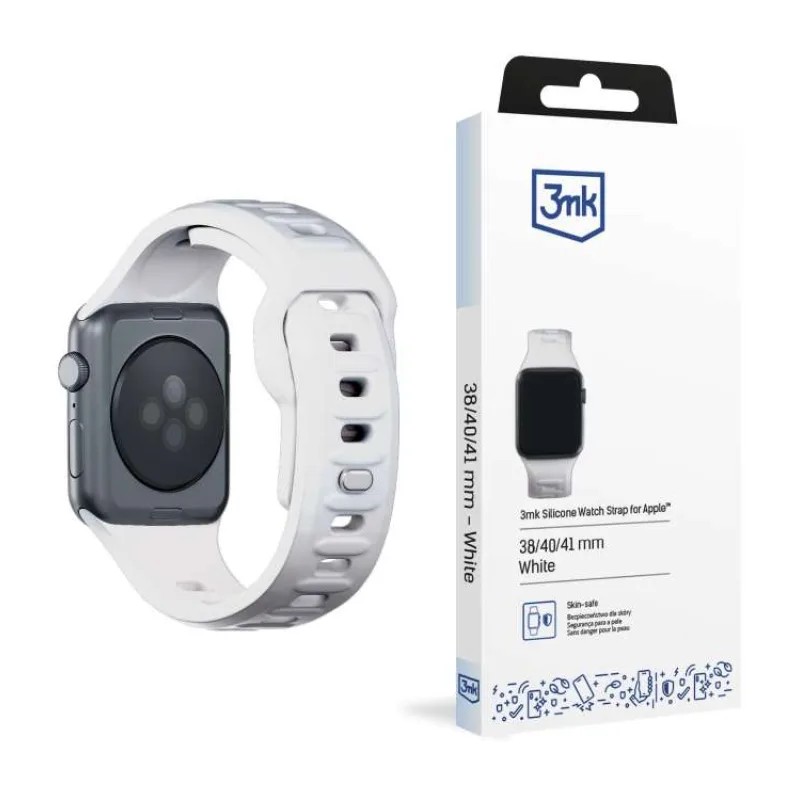 3mk řemínek Watch Strap pro Apple 38/40/41 mm White (5903108565707)