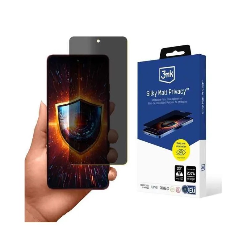 3mk ochranná folie Silky Matt Privacy pro Motorola Moto G86 / G86 Power (5903108668484)