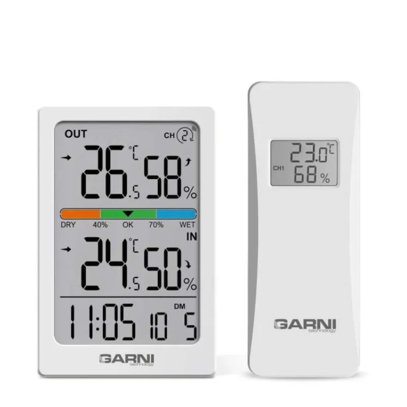GARNI 155TH - Bezdrátový digitální teploměr s vlhkoměrem (GARNI 155TH)