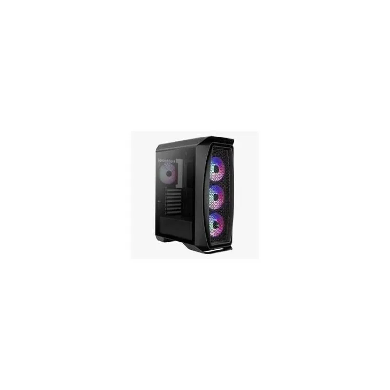 Aerocool MLG Aero One Frost BG, skrinka ATX, 4x RGB LED ventilátor, čierna (Aero One Frost-G-BK-v1)
