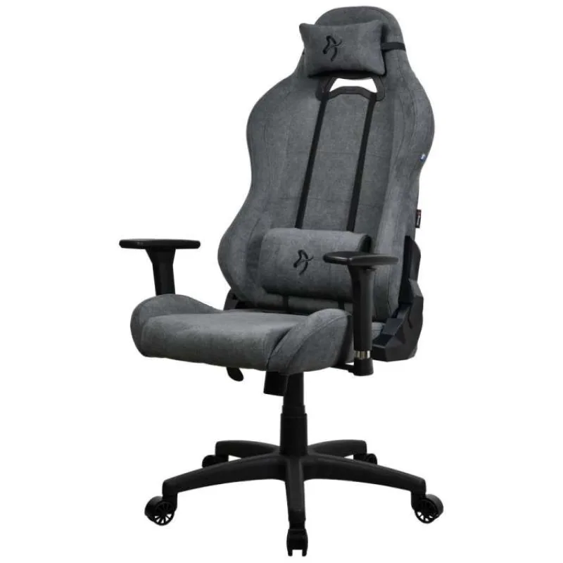 AROZZI herní židle TORRETTA Soft Fabric v2/ látkový povrch/ šedá popelavá (TORRETTA-SFB-ASH2)