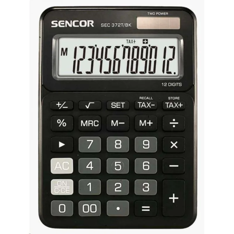 Sencor kalkulačka SEC 372T/BK (SEC 372T/BK)
