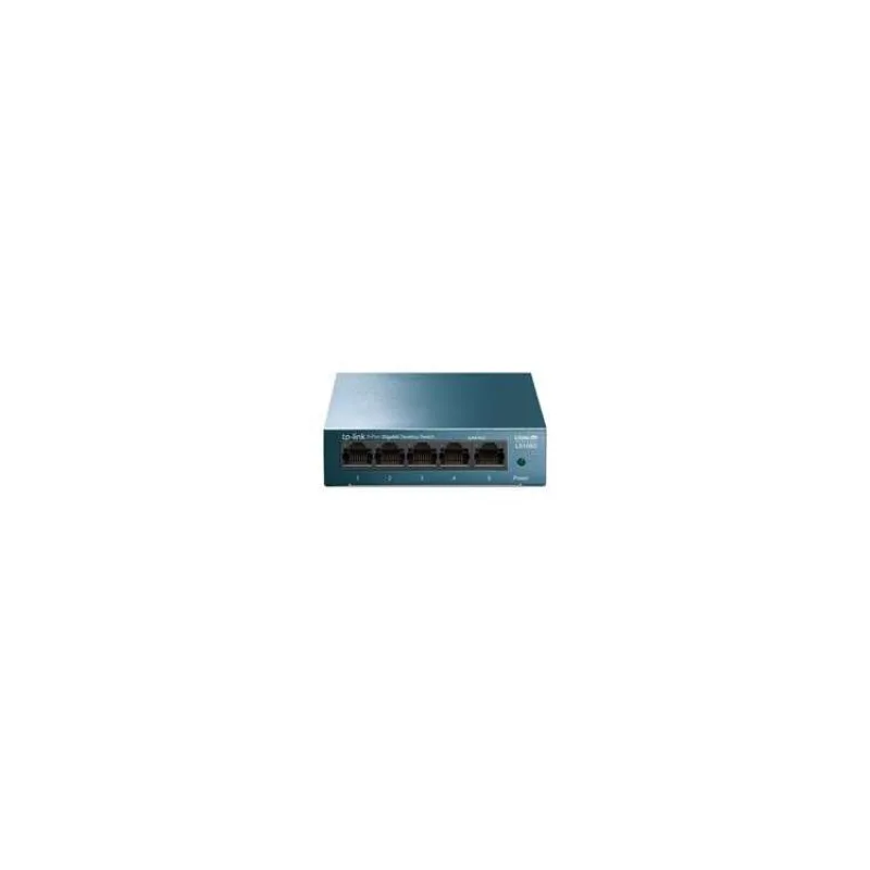 LiteWave 5-Port Gigabit Desktop Switch PORT: 5× Gigabit RJ45 Ports SPEC: Desktop Steel Case FEATURE: Plug and Play (LS105G)