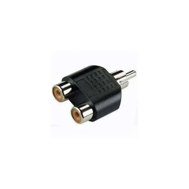 PremiumCord Adaptér 1x Cinch male - 2x Cinch female (kjr-05)
