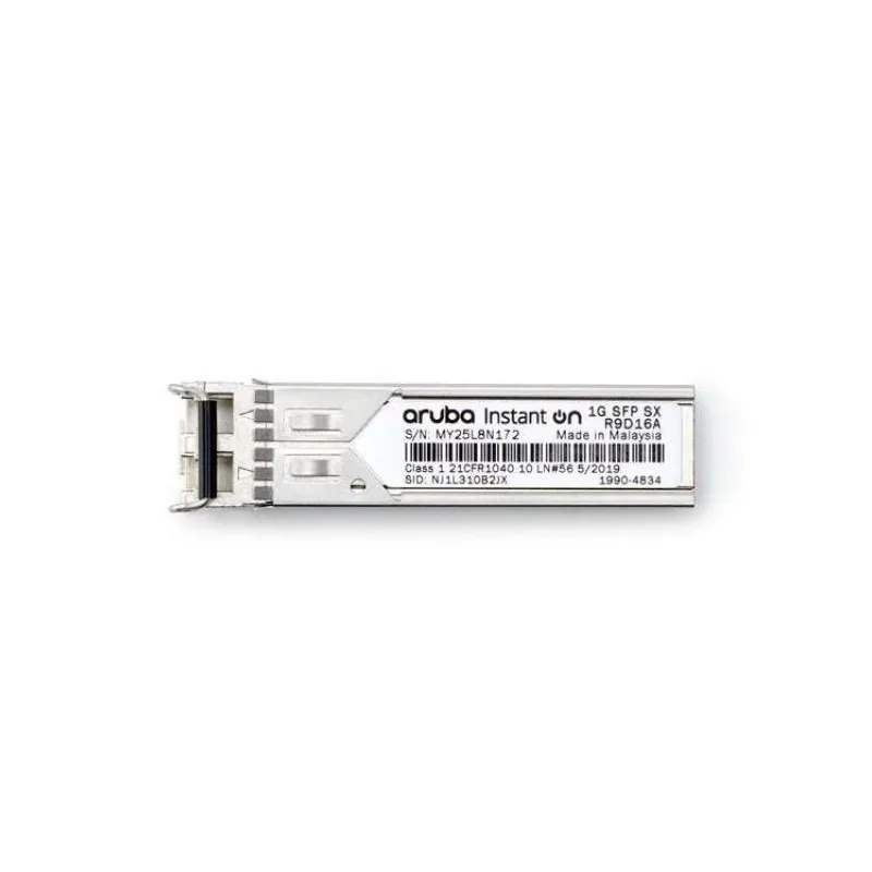 5 x Aruba Instant On 1G SFP LC SX 500m OM2 MMF Transceiver 1420 1820 1830 1930 1950 1960 ( 5 pack ) (R9D16A//5pack)