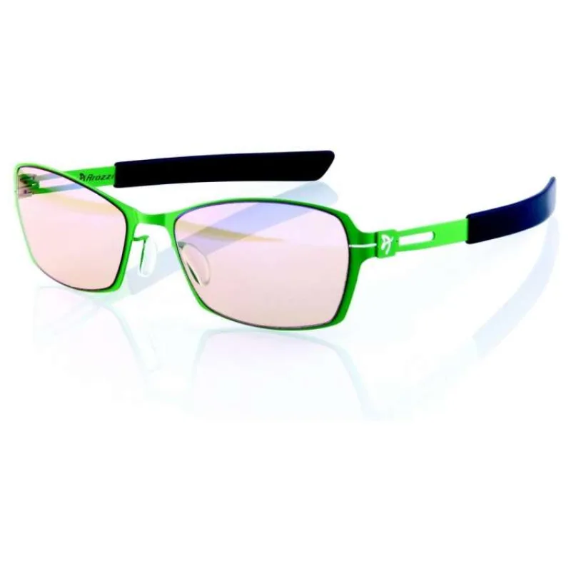 AROZZI herní brýle VISIONE VX-500 Green/ zelenočerné obroučky/ jantarová skla (VX500-3)