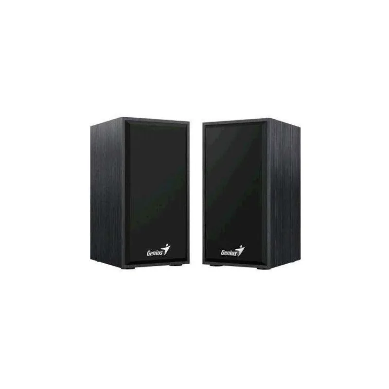 GENIUS repro SP-HF180, 2.0, 6W, USB napájení, 3,5mm jack, dřevěné, černé (31730029401)