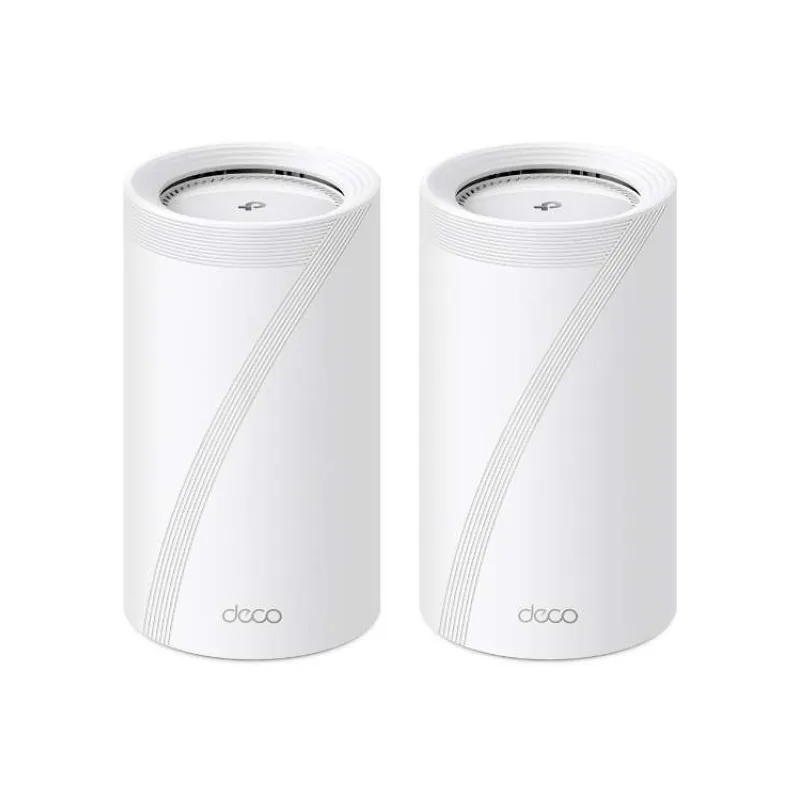 BE19000 Whole Home Mesh Wi-Fi 7 System(Tri-Band) SPEED: 1376 Mbps at 2.4 GHz + 5760 Mbps at 5 GHz + 11520 Mbps at 6 GHz (Deco BE85(2-pack))