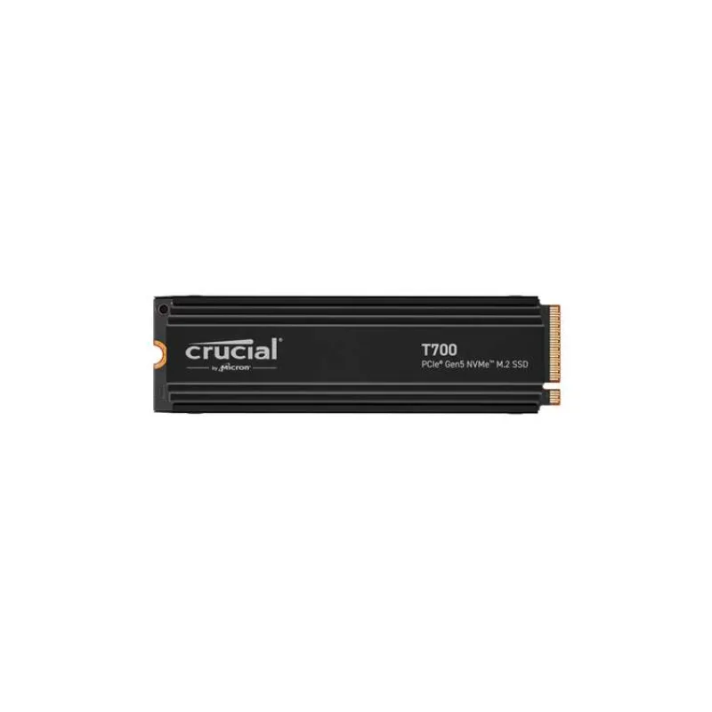 Crucial T700 4TB PCIe Gen5 NVMe M.2 SSD (r12400MB/s, w11800MB/s) s chladičom (CT4000T700SSD5)