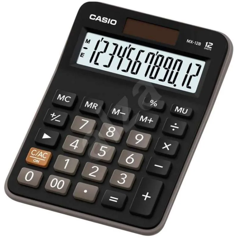 CASIO kalkulačka MX 12 B BK, Stolní kalkulátor (MX 12 B BK)