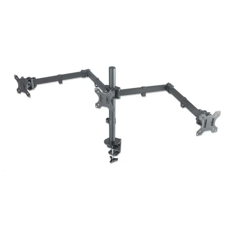 MANHATTAN Stolný držiak pre 3 LCD monitory, 13" až 27" (461658)