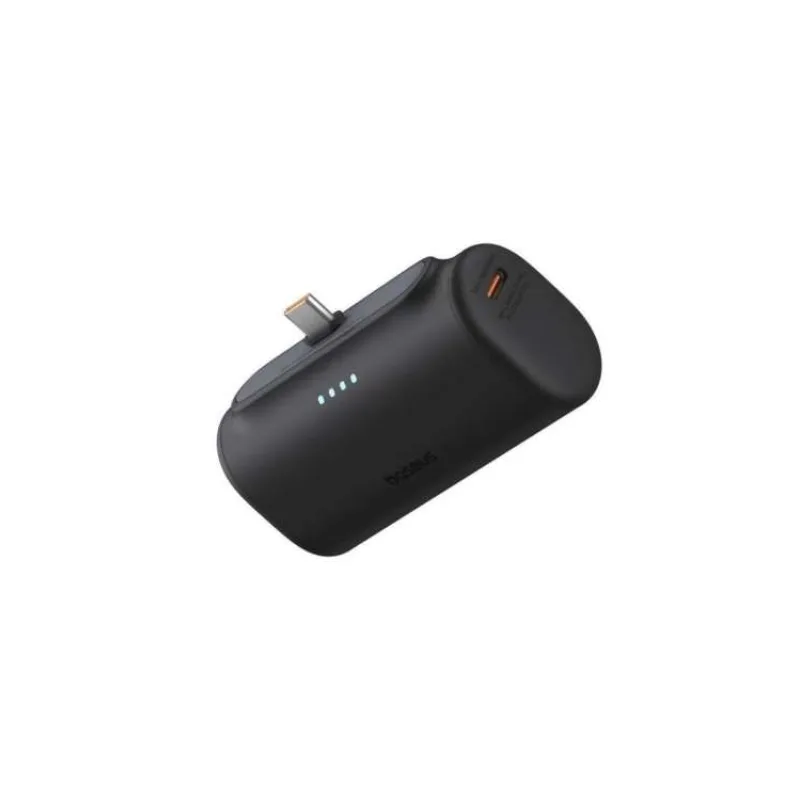 Baseus Compact 20W Fast Charge USB-C Powerbanka 5000mAh Cluster Black (6932172659509)