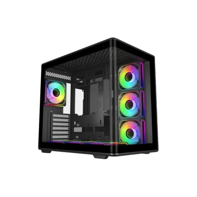 Cooler Master case Elite 600, ATX, Průhledná bočnice, 7x 120mm ARGB Fan, Černá (E600-KGNN-S02)