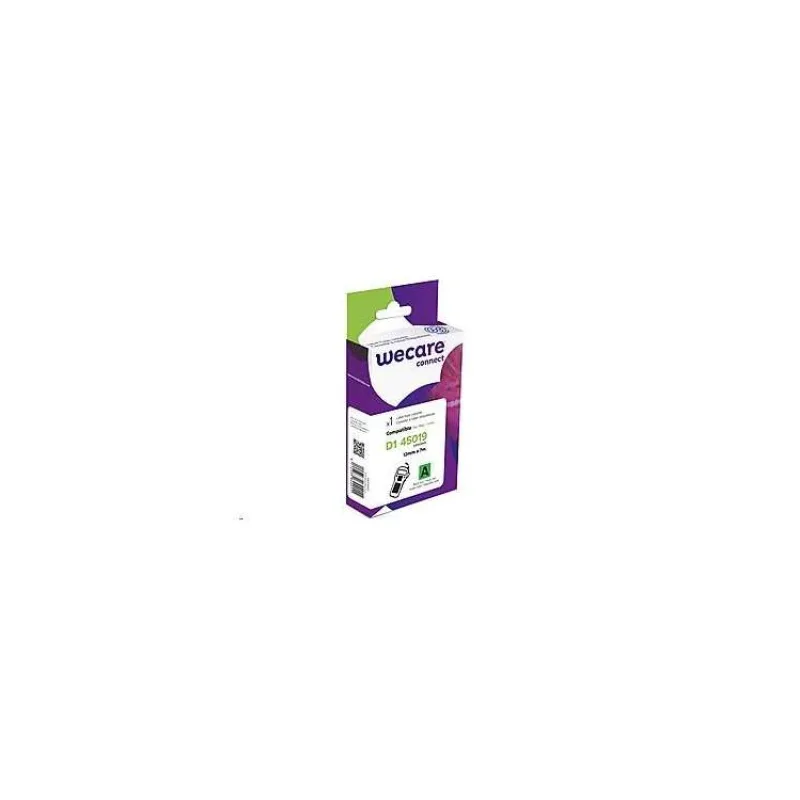 WECARE ARMOR páska kompatibilná s DYMO S0720590,Black/Green,12MM*7M (K80038W4)